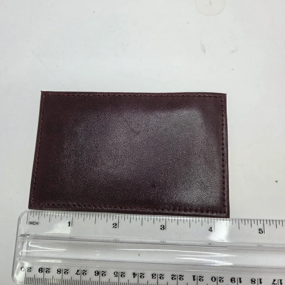 Vintage St‎ Dennis Leather Credit Card Holder Brown 2.75